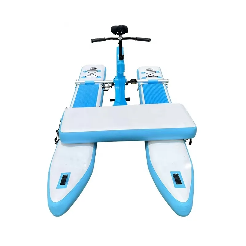 Lightweight 1-2 Person Propeller Pedal Inflatable Water Bike with Aluminum Alloy Frame for River Use Outdoor
Lightweight 1-2 Person Propeller Pedal Inflatable Water Bike with Aluminum Alloy Frame for River Use Outdoor