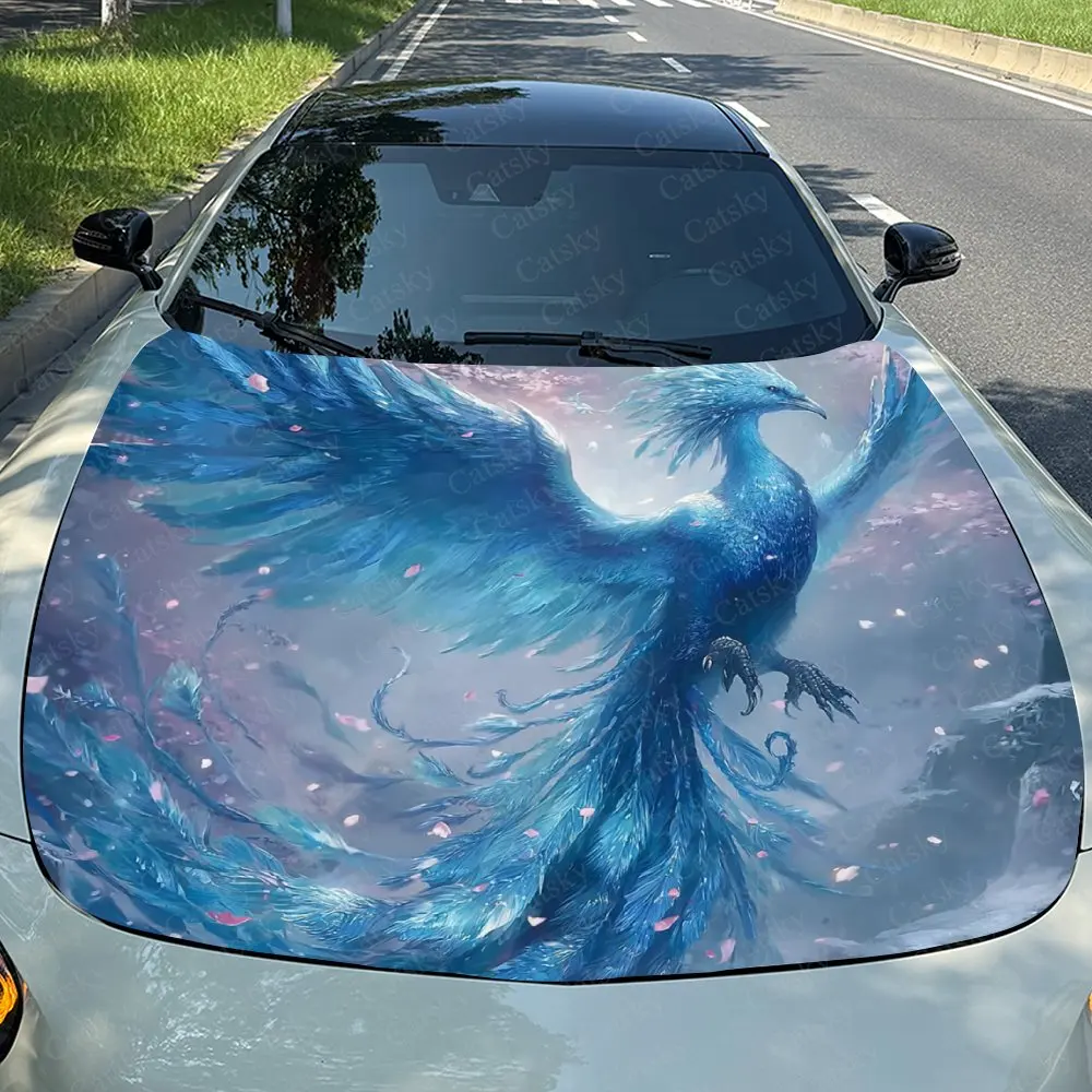 Blue Phoenix Car Hood Decorative Stickers, Waterproof And Wear-resistant Stickers, Decorative Scratch Stickers, Multi-purpose St
Blue Phoenix Car Hood Decorative Stickers, Waterproof And Wear-resistant Stickers, Decorative Scratch Stickers, Multi-purpose St