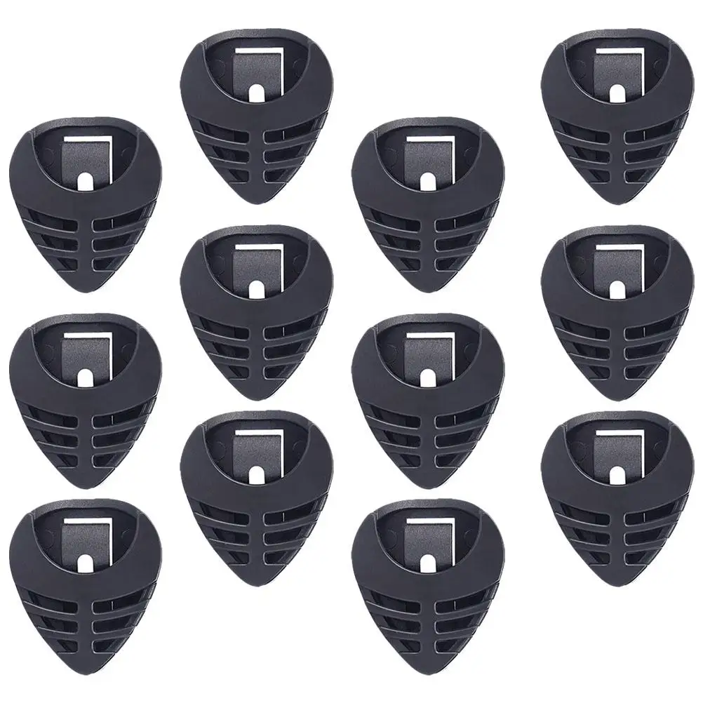 50pcs Guitar Pick Storage Boxes Lightweight Portable Black Hollow Design Spring Mechanism Guitar Accessories
50pcs Guitar Pick Storage Boxes Lightweight Portable Black Hollow Design Spring Mechanism Guitar Accessories