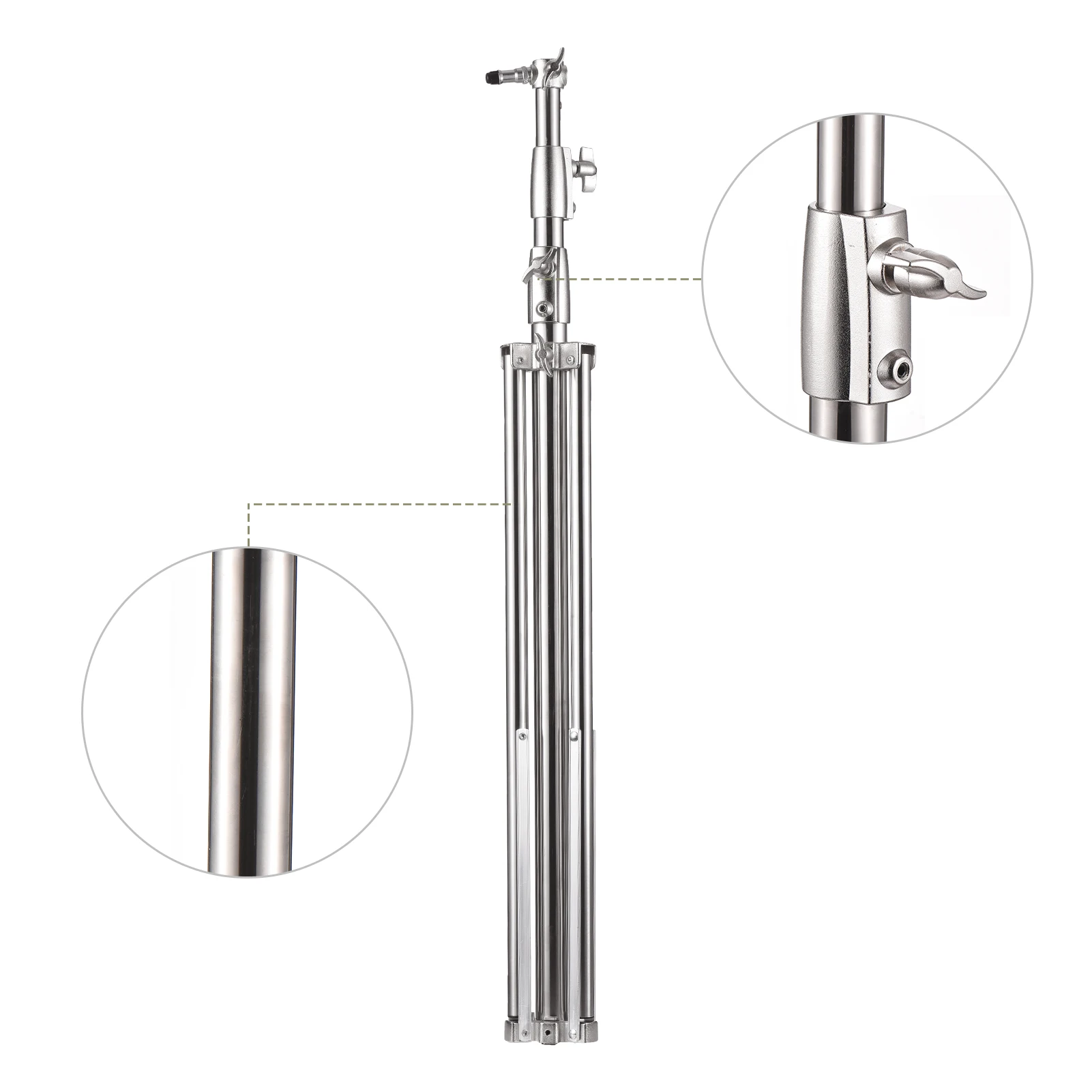 Профессиональный штатив-стойка для фотооборудования Andoer из нержавеющей стали, усиленный, макс. Высота 280 см/110 дюймов с винтами 1/4 дюйма и 3/8 дюйма
Профессиональный штатив-стойка для фотооборудования Andoer из нержавеющей стали, усиленный, макс. Высота 280 см/110 дюймов с винтами 1/4 дюйма и 3/8 дюйма