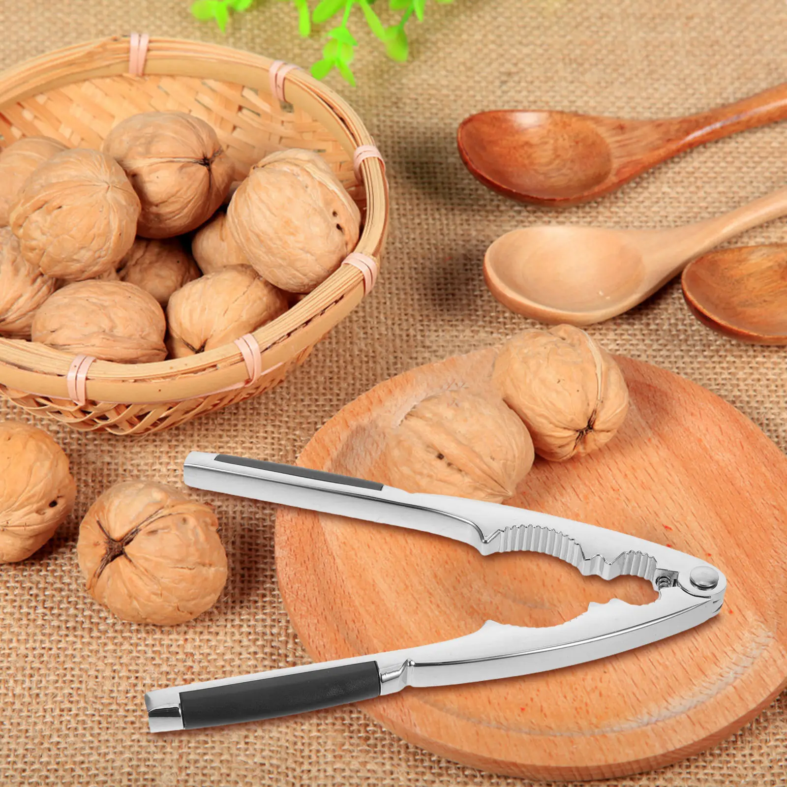 1Set Zinc Alloy Manual Nut Cracker Tool for Walnuts Pecans Chestnuts Hickory Nuts Portable Kitchen Outdoor Picnic Travel Heavy
1Set Zinc Alloy Manual Nut Cracker Tool for Walnuts Pecans Chestnuts Hickory Nuts Portable Kitchen Outdoor Picnic Travel Heavy