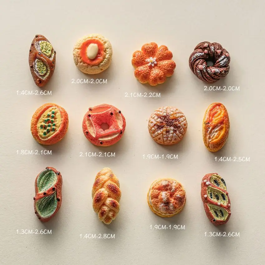 2cm 12pcs mini fridge magnets French-style alkaline bread magnets realistic baking magnetic decoration memo cute fun toys
2cm 12pcs mini fridge magnets French-style alkaline bread magnets realistic baking magnetic decoration memo cute fun toys