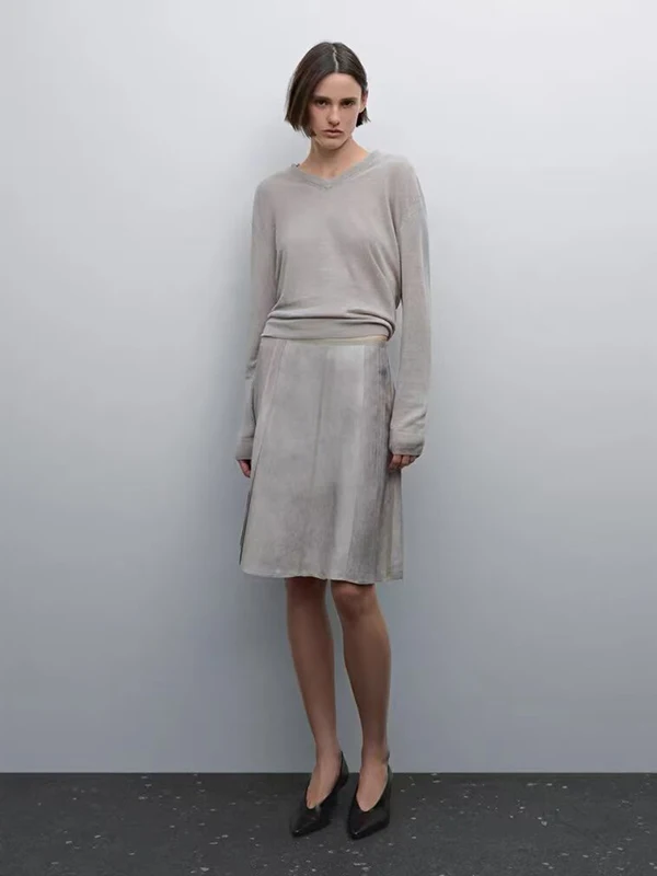 Повседневная юбка трапециевидной формы, весна-лето, Новое поступление, женская модная юбка со свободной строчкой, универсальный простой дизайн, пригородные поездки...
Повседневная юбка трапециевидной формы, весна-лето, Новое поступление, женская модная юбка со свободной строчкой, универсальный простой дизайн, пригородные поездки...