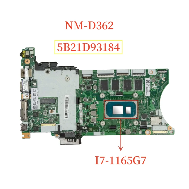 NM-D362 для Lenovo T14s Gen3 X13 Gen3 Материнская плата 5B21D93184 с материнской платой I7-1165G7 16G 100% протестирована Быстрая доставка
NM-D362 для Lenovo T14s Gen3 X13 Gen3 Материнская плата 5B21D93184 с материнской платой I7-1165G7 16G 100% протестирована Быстрая доставка