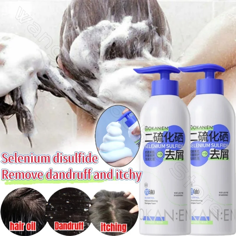 Selenium disulfide shampoo Deep cleaning Oil control Anti-itchiness Removal of mite fluffy Cleansing Hair Foam Shampoo 500ml
Selenium disulfide shampoo Deep cleaning Oil control Anti-itchiness Removal of mite fluffy Cleansing Hair Foam Shampoo 500ml