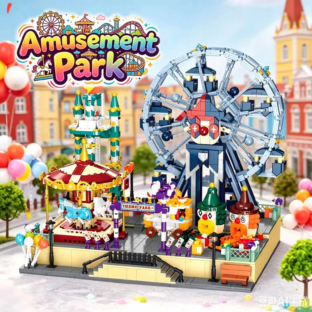 Creative MOC Game Amusement Park Building Blocks With clown characters Model kit education Toys Adult Puzzle DIy Gifts 3446PCS
Creative MOC Game Amusement Park Building Blocks With clown characters Model kit education Toys Adult Puzzle DIy Gifts 3446PCS