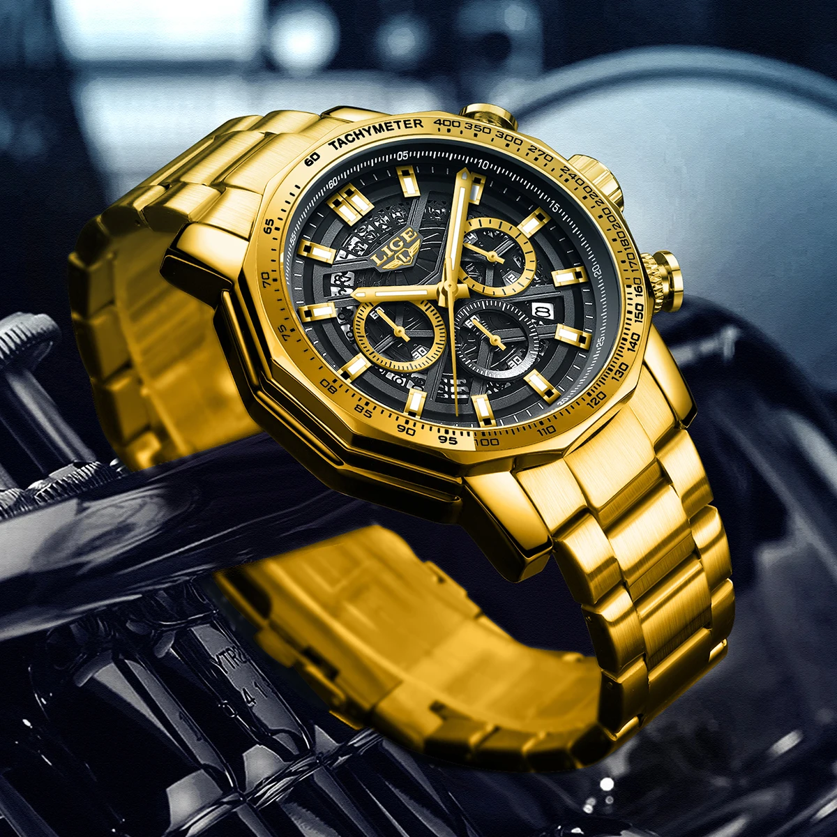 LIGE Top Brand Luxury Quartz Man Watch Business Casual Stainless Steel Band Waterproof Luminous Simple Wristwatches for Men Gift
LIGE Top Brand Luxury Quartz Man Watch Business Casual Stainless Steel Band Waterproof Luminous Simple Wristwatches for Men Gift