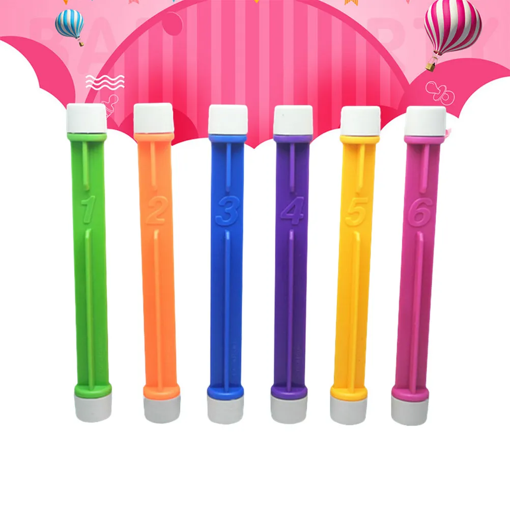 6Pcs Kids Diving Sticks Colorful Safe Non-Toxic Sink Swimming Pool Diving Fun Learning Aid for Beginner Swimmers
6Pcs Kids Diving Sticks Colorful Safe Non-Toxic Sink Swimming Pool Diving Fun Learning Aid for Beginner Swimmers