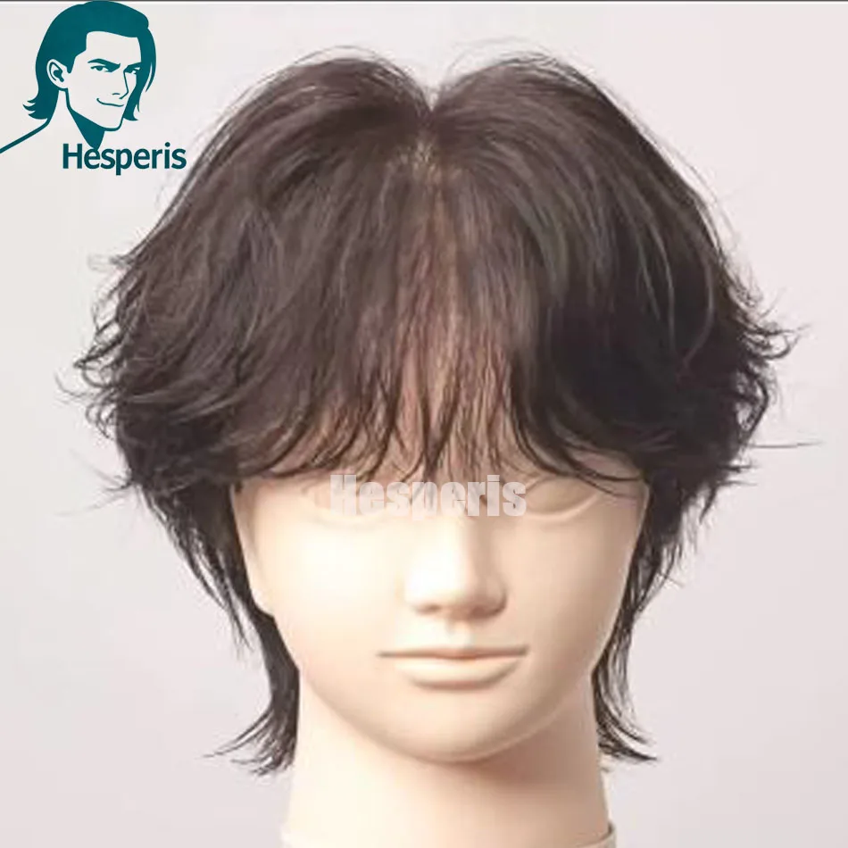Hesperis #2 Mullet Human Hair Brown Short Mullet Wigs 13X6 Lace Front Human Hair Wig With Bang For Male Wolf Cut Short Wigs
Hesperis #2 Mullet Human Hair Brown Short Mullet Wigs 13X6 Lace Front Human Hair Wig With Bang For Male Wolf Cut Short Wigs