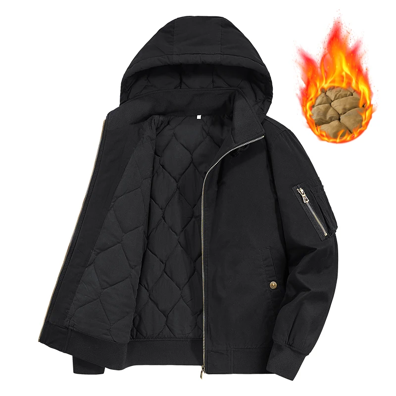 Massgorule Large Sized Casual Jacket Cotton-padded Jacket Men's Coat New Autumn Winter Men's Jacket Washed and Thickened Coat
Massgorule Large Sized Casual Jacket Cotton-padded Jacket Men's Coat New Autumn Winter Men's Jacket Washed and Thickened Coat