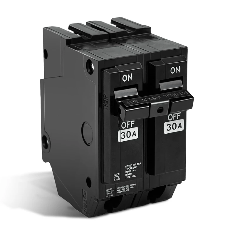 THQL2130 30 Amp 2 Pole Circuit Breaker,10KAIC 120/240V,For GE Thick Series And With Q-Line Series Load Centers-AA68
THQL2130 30 Amp 2 Pole Circuit Breaker,10KAIC 120/240V,For GE Thick Series And With Q-Line Series Load Centers-AA68