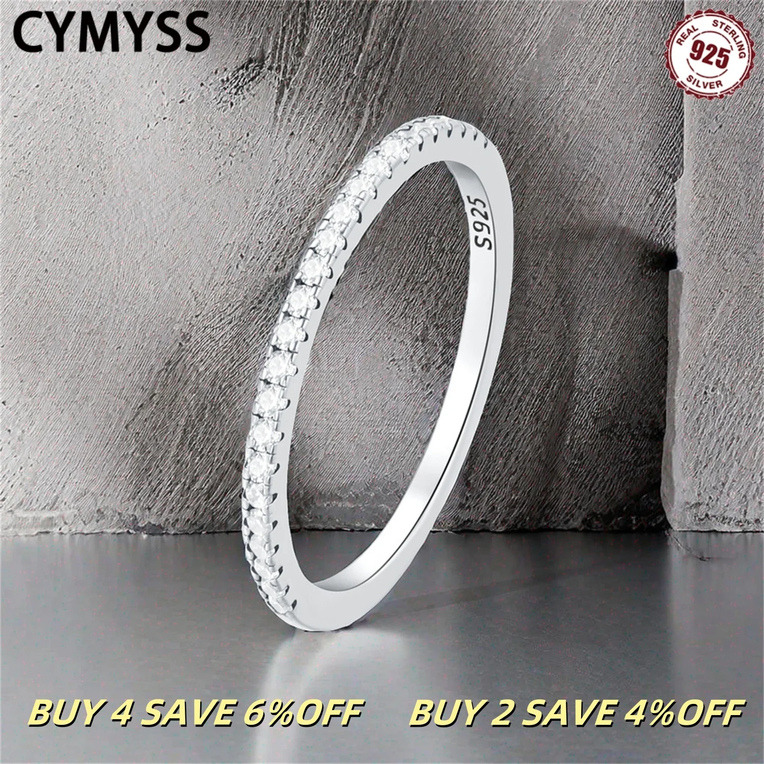 CYMYSS 925 Sterling Silver heart-shaped Minimalist Hollow ring, Suitable For Elegant Engagement And Wedding Jewelry For Women
CYMYSS 925 Sterling Silver heart-shaped Minimalist Hollow ring, Suitable For Elegant Engagement And Wedding Jewelry For Women