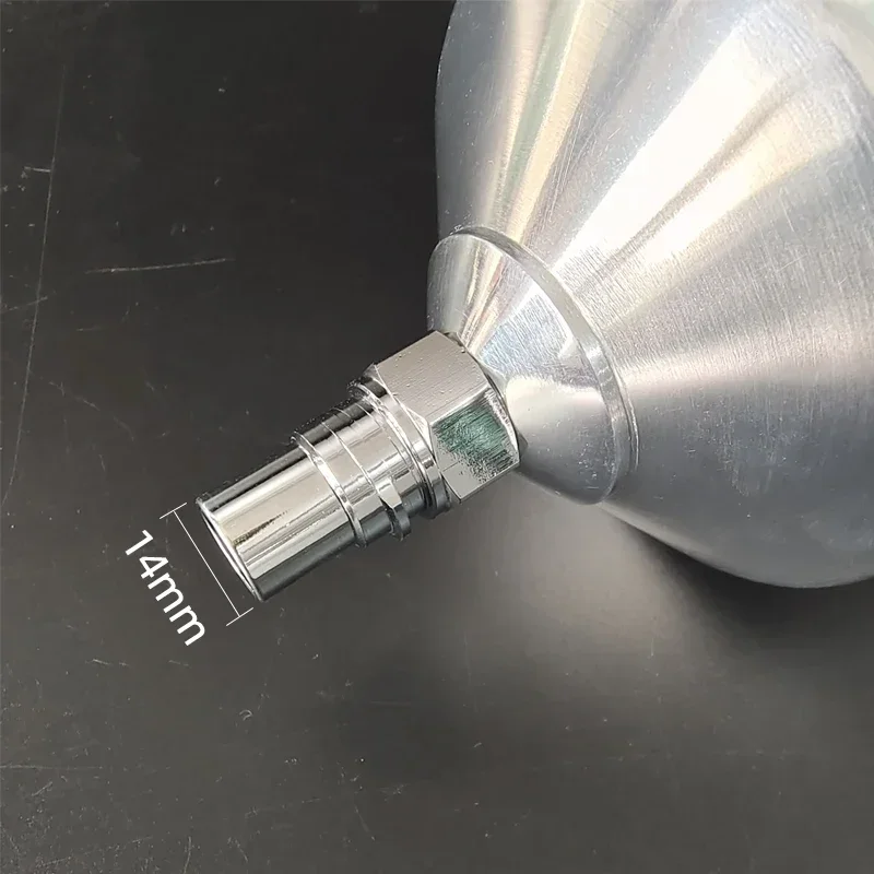 Горшок для пистолета-распылителя Герметичный бак из алюминиевого сплава 600 мл Подходит для пистолета-распылителя SATA Общая верхняя чашка 
Горшок для пистолета-распылителя Герметичный бак из алюминиевого сплава 600 мл Подходит для пистолета-распылителя SATA Общая верхняя чашка