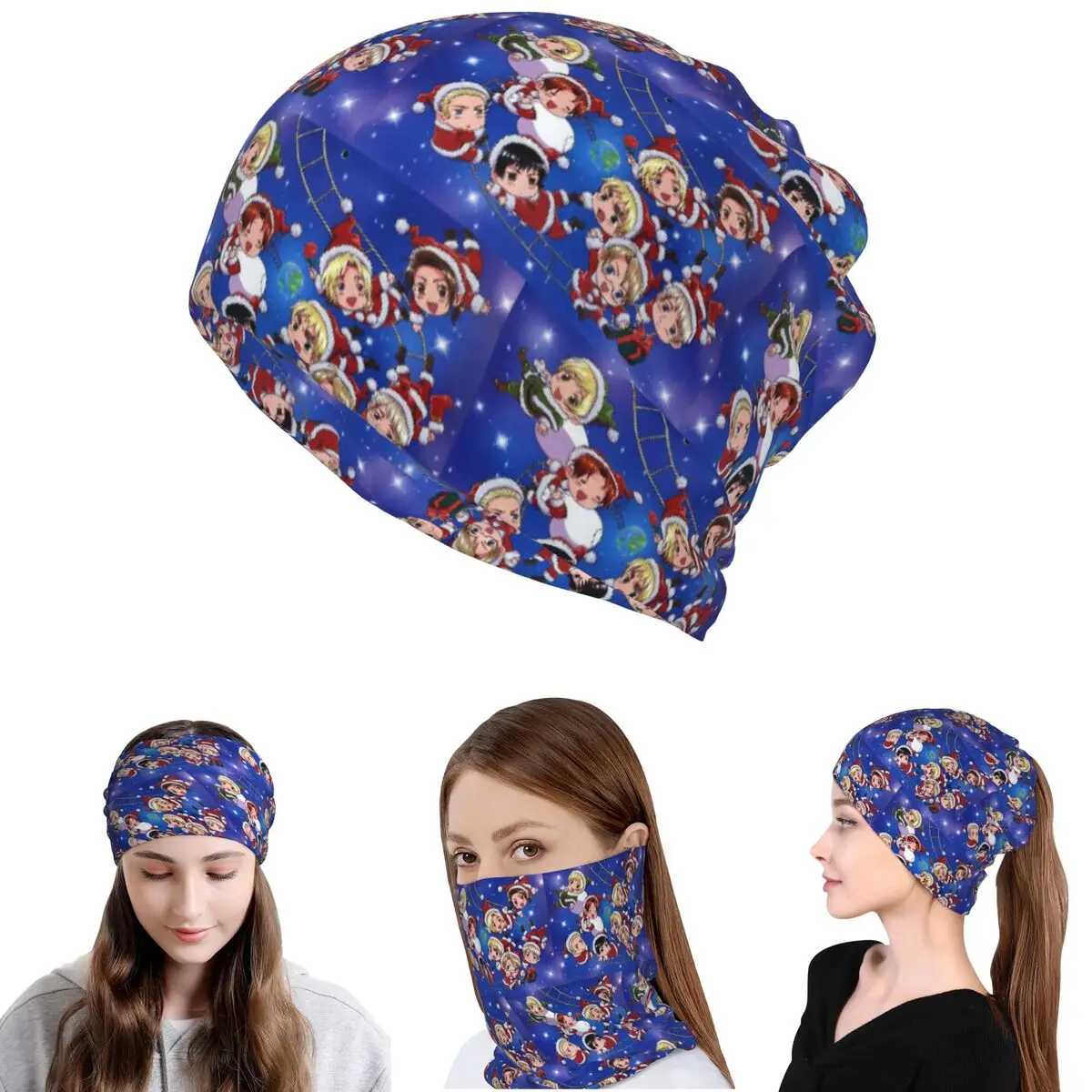 Hetalia Group World Stars Bandana Neck Gaiter Magic Scarf Multi-use Balaclava Beanies Hat for Men Women Adult All Season
Hetalia Group World Stars Bandana Neck Gaiter Magic Scarf Multi-use Balaclava Beanies Hat for Men Women Adult All Season