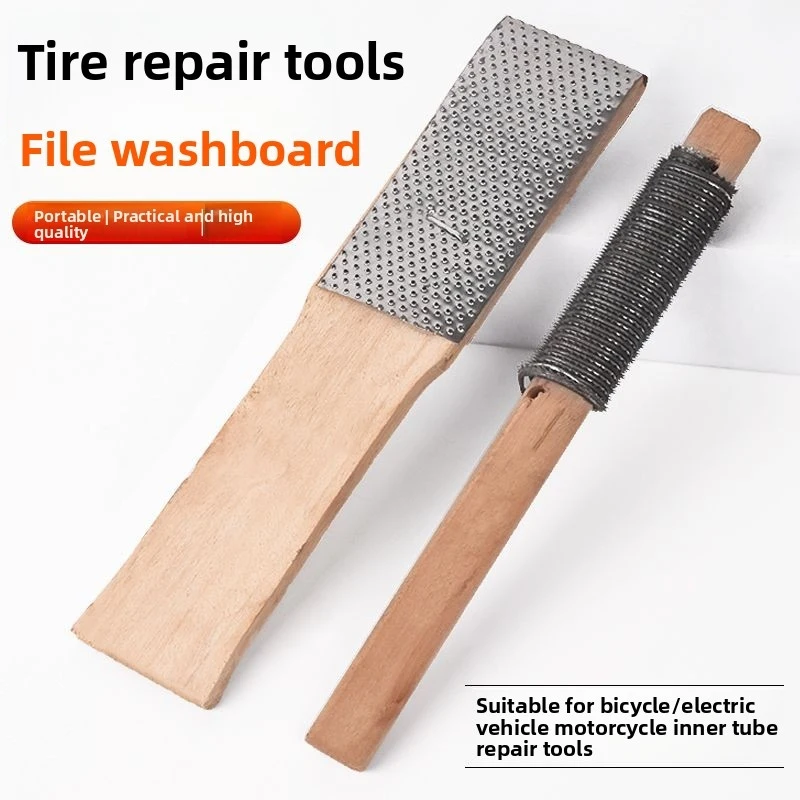 Bicycle tire repair tools: tire grinder, repair patching tool, wooden file, electric motorcycle universal tool
Bicycle tire repair tools: tire grinder, repair patching tool, wooden file, electric motorcycle universal tool