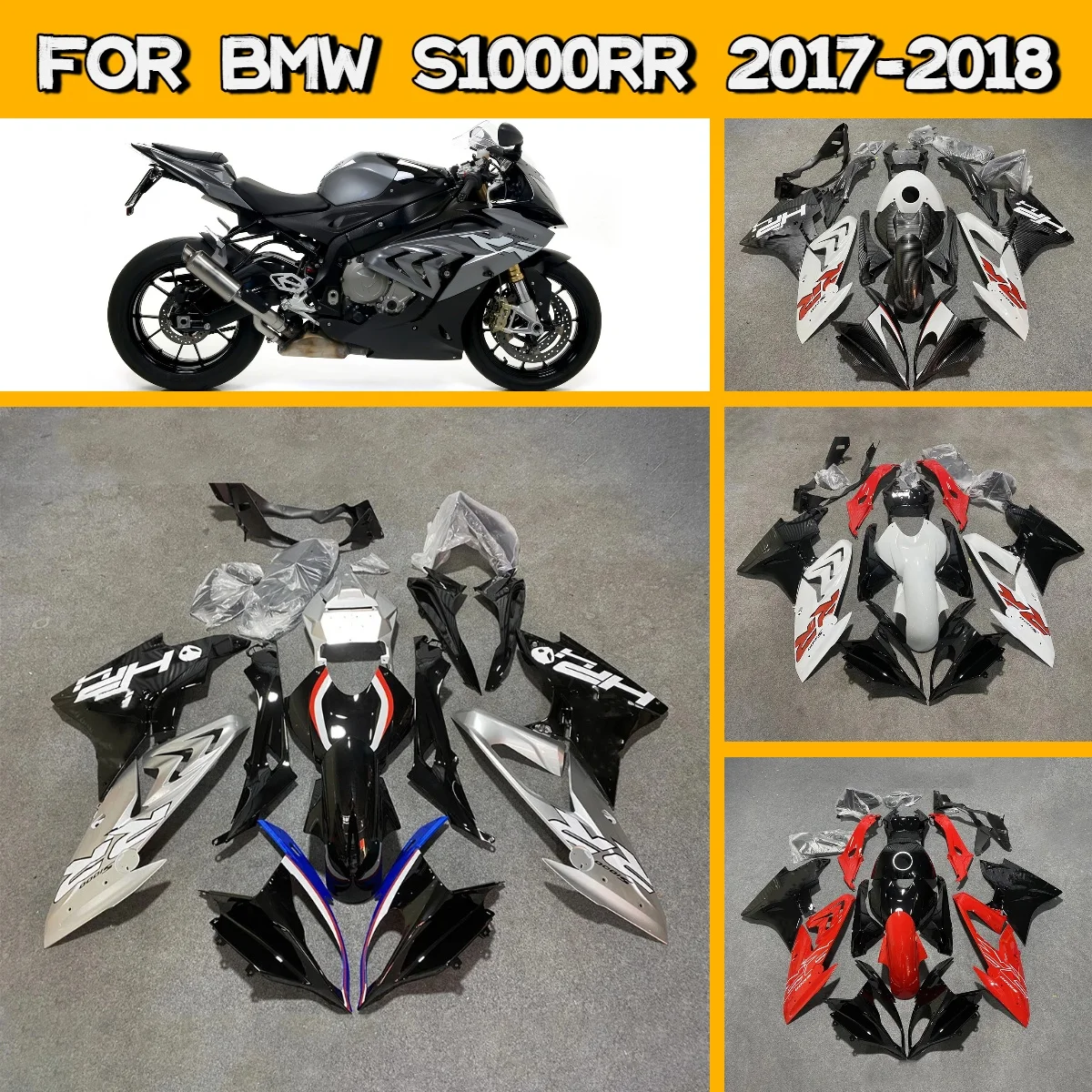 High Quality Motorcycle Fairing Set for 2017 2018 BMW S1000RR ABS Plastic Fairings Fitment 17 18 S 1000RR
High Quality Motorcycle Fairing Set for 2017 2018 BMW S1000RR ABS Plastic Fairings Fitment 17 18 S 1000RR