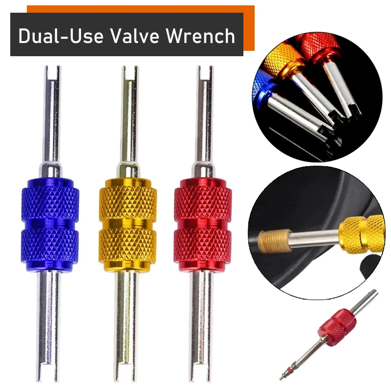 Valve Core Wrench Universal Tire Valve Stem Removal Screwdriver Aluminum Alloy Double-Ended Valves Stem Bleed Wrench Auto Parts
Valve Core Wrench Universal Tire Valve Stem Removal Screwdriver Aluminum Alloy Double-Ended Valves Stem Bleed Wrench Auto Parts