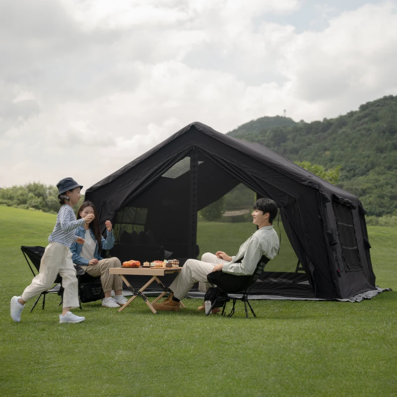 Надувная палатка 10.0 Air Tent - черная, из хлопковой ткани, люкс, на 3-6 человек, простая в установке, для кемпинга, отдыха на природе, семейная.
Надувная палатка 10.0 Air Tent - черная, из хлопковой ткани, люкс, на 3-6 человек, простая в установке, для кемпинга, отдыха на природе, семейная.