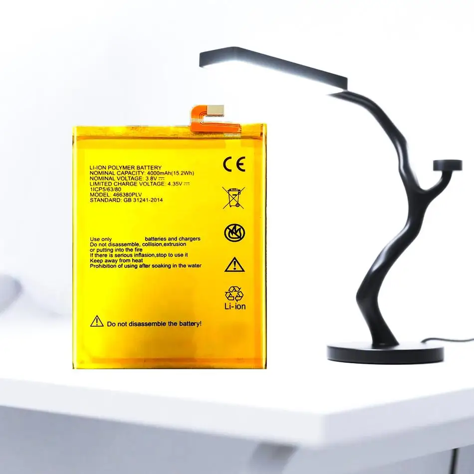 466380PLV For Zte Blade A610 A610C A610T BA610C BA610T 4000Mah Mobile Phone Battery Reliable Replacement
466380PLV For Zte Blade A610 A610C A610T BA610C BA610T 4000Mah Mobile Phone Battery Reliable Replacement