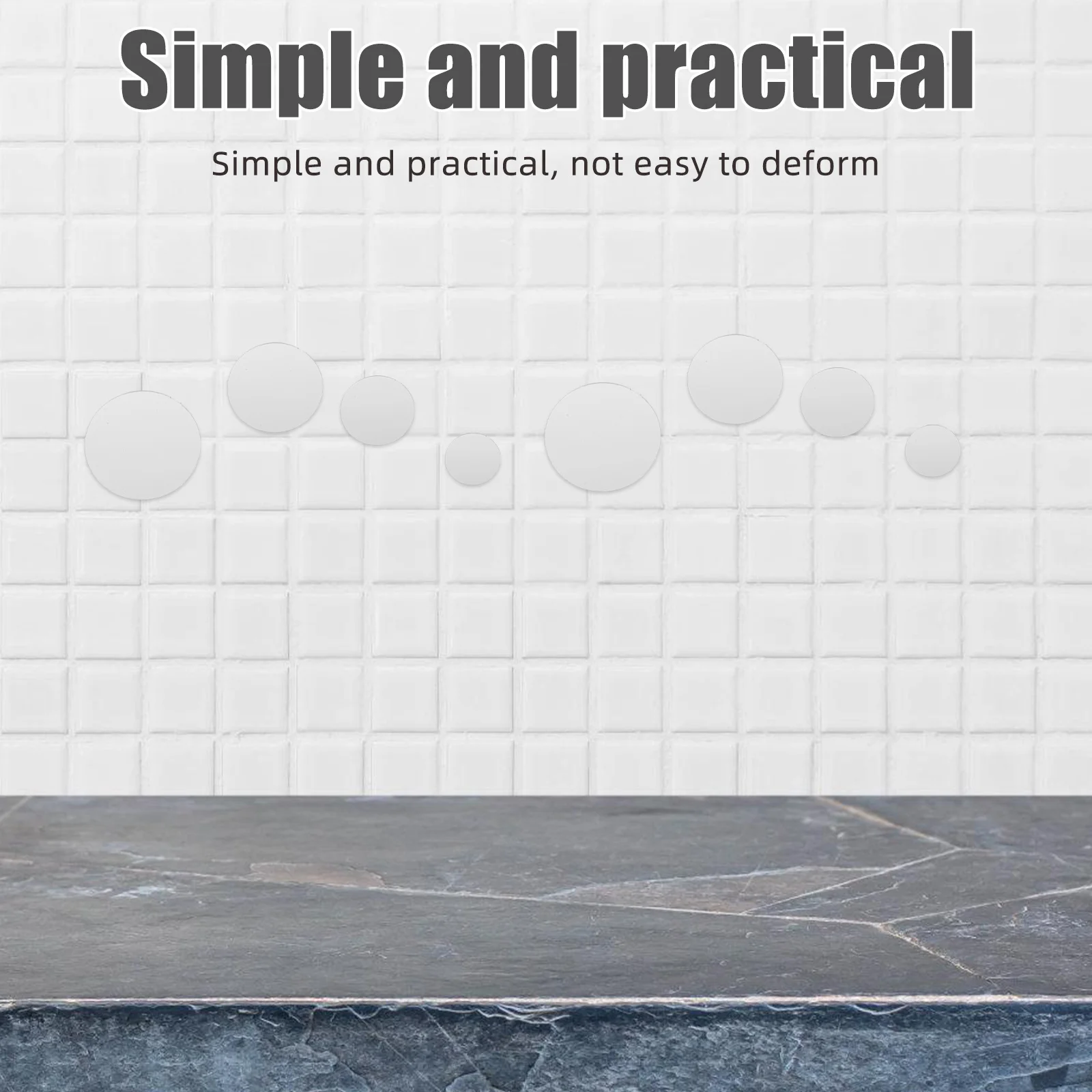 250Pcs Acrylic Round Mirror Mini Tiles for DIY Crafts Decoration Peel and Stick Wall Tiles Round Acrylic Mirror
250Pcs Acrylic Round Mirror Mini Tiles for DIY Crafts Decoration Peel and Stick Wall Tiles Round Acrylic Mirror