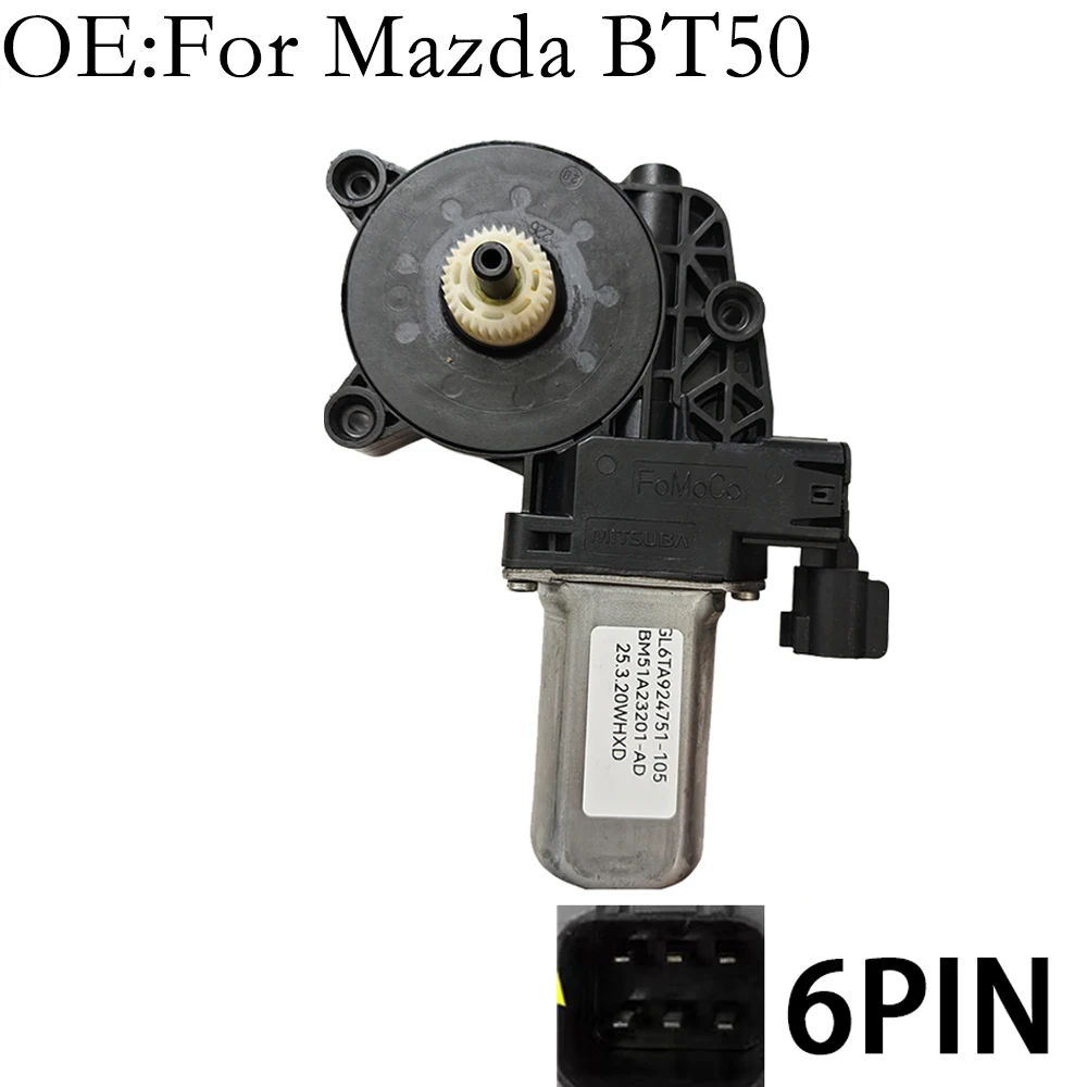 New Power Window Regulator Lift Motor 6 Pin For Ford Ranger PX Mazda BT50 UP/R 2011-2020 Window Lifter Motor
New Power Window Regulator Lift Motor 6 Pin For Ford Ranger PX Mazda BT50 UP/R 2011-2020 Window Lifter Motor