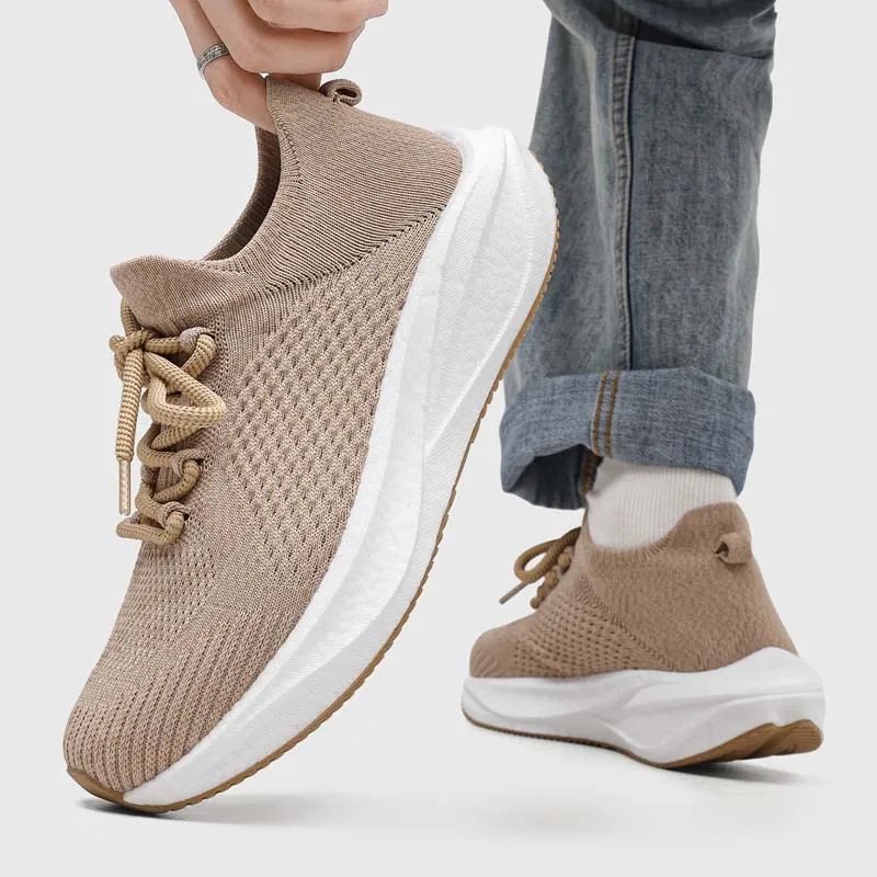 Mesh Lined Men Running Shoes Summer Vent Elastic Sole Anti-slip Casual Footwear for Indoor Outdoor Daily Use
Mesh Lined Men Running Shoes Summer Vent Elastic Sole Anti-slip Casual Footwear for Indoor Outdoor Daily Use