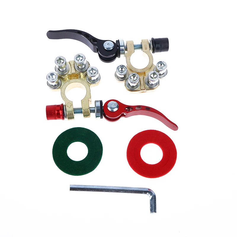 1Pair 12V 24V Automotive Car Top Post Battery Terminals Wire Cable Clamp Quick Release Disconnect Car Battery Terminal Connecto
1Pair 12V 24V Automotive Car Top Post Battery Terminals Wire Cable Clamp Quick Release Disconnect Car Battery Terminal Connecto