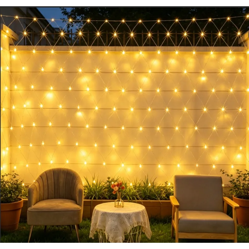 Waterproof LED Net Fairy Light String Outdoor Lamp For Garden Christmas Wedding Party Home Indoor Holiday Wall Tree Decoration
Waterproof LED Net Fairy Light String Outdoor Lamp For Garden Christmas Wedding Party Home Indoor Holiday Wall Tree Decoration