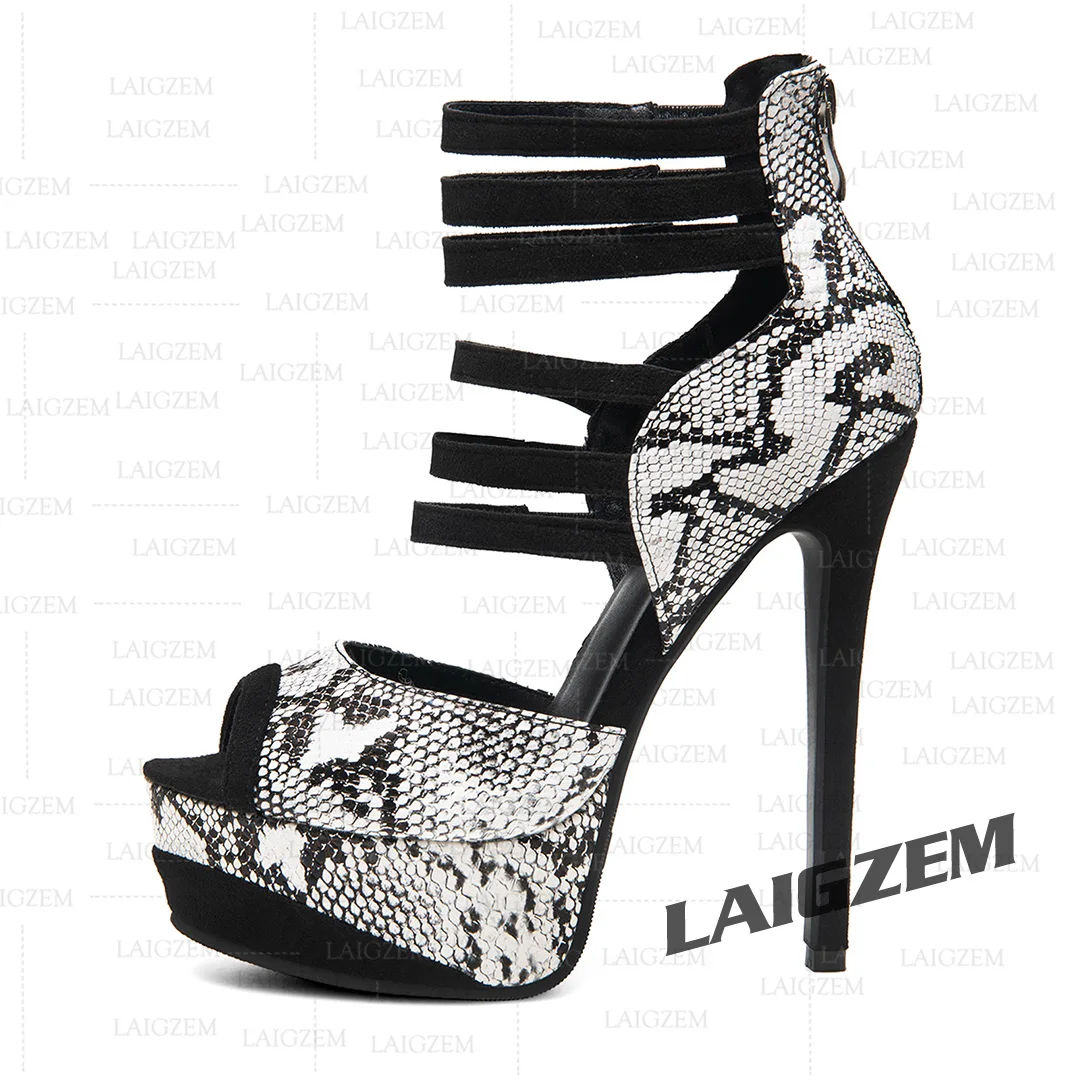 LAIGZEM Women Platform Sandals Peep Toe Thin High Heels Pumps Zip Patchwork Ladies Handmade Shoes Woman Large Size 39 41 44 52
LAIGZEM Women Platform Sandals Peep Toe Thin High Heels Pumps Zip Patchwork Ladies Handmade Shoes Woman Large Size 39 41 44 52