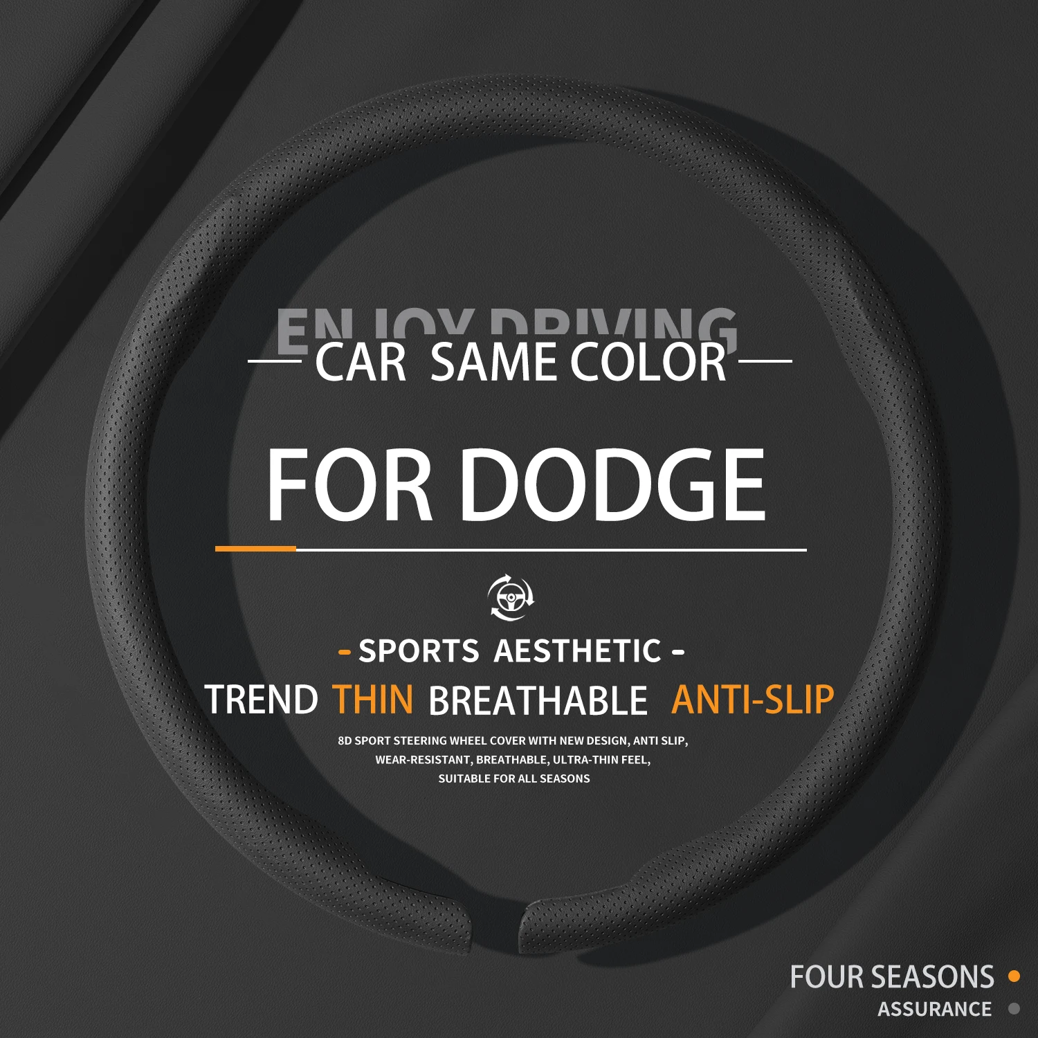 New Suitable For DODGE Challenger/Charger/Durango/Caliber/Avenger/Grand Caravan Car Steering Wheel Covers 15 Inches 38cm
New Suitable For DODGE Challenger/Charger/Durango/Caliber/Avenger/Grand Caravan Car Steering Wheel Covers 15 Inches 38cm