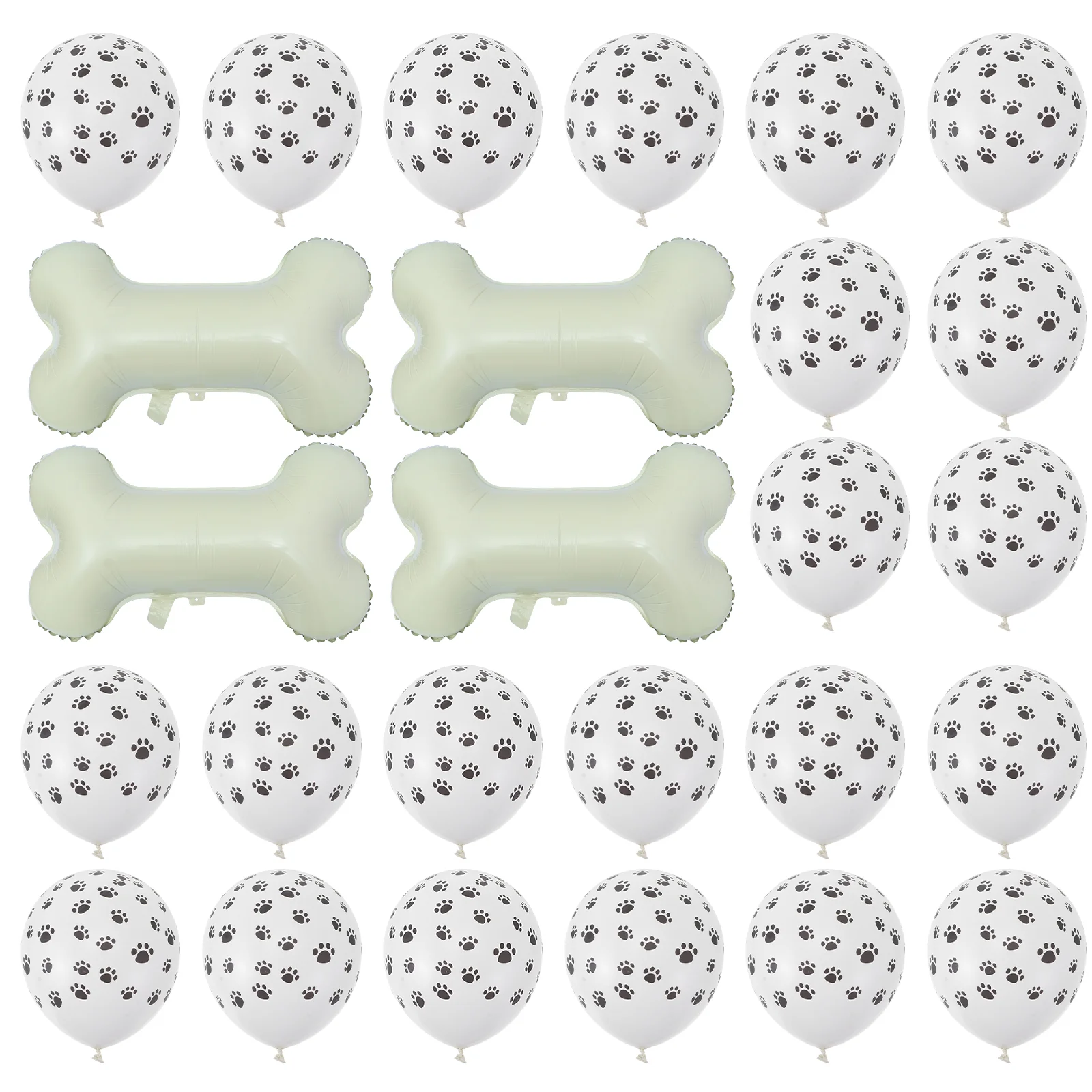 1 set Bone Shaped BalloonsDog Paw Pattern Balloons Premium Material Bright Color Pet Birthday Home Bar
1 set Bone Shaped BalloonsDog Paw Pattern Balloons Premium Material Bright Color Pet Birthday Home Bar