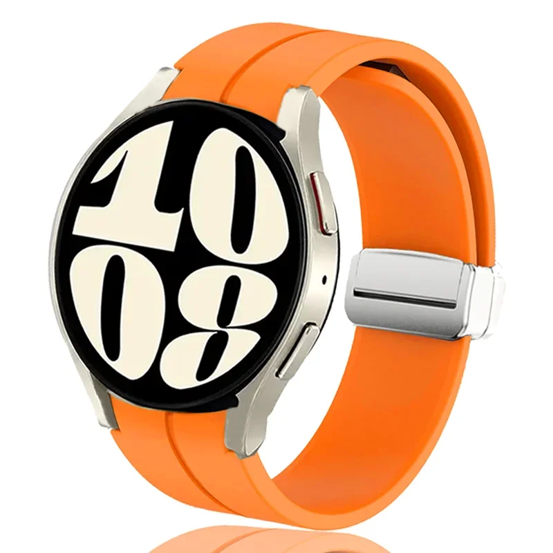 Original Silicone Strap for Samsung Watch 6/5/4 43mm 47mm Watch 5 Pro 45mm Band Magnetic Buckle for Galaxy Watch 6 5 4 44MM 40mm
Original Silicone Strap for Samsung Watch 6/5/4 43mm 47mm Watch 5 Pro 45mm Band Magnetic Buckle for Galaxy Watch 6 5 4 44MM 40mm