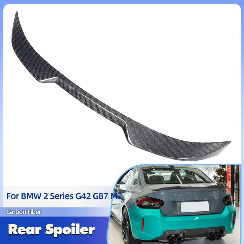 Car Rear Trunk Spoiler Wings for BMW 2 Series G42 G87 M2 2023-2025 Racing Rear Spoiler Boot Trunk Wing Lip Full Carbon Fiber
Car Rear Trunk Spoiler Wings for BMW 2 Series G42 G87 M2 2023-2025 Racing Rear Spoiler Boot Trunk Wing Lip Full Carbon Fiber