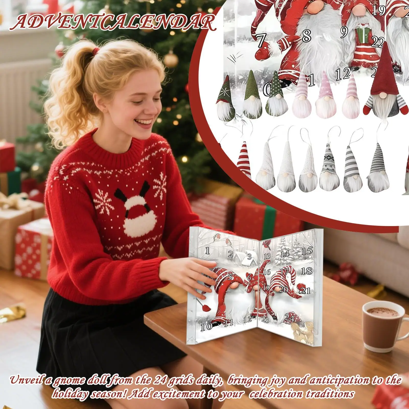 Gnome Countdown Calendar Cute Gnomes Holiday Favor 24-day Dwarf Dolls Countdown Calendar For Desktop Centerpiece Mantel
Gnome Countdown Calendar Cute Gnomes Holiday Favor 24-day Dwarf Dolls Countdown Calendar For Desktop Centerpiece Mantel