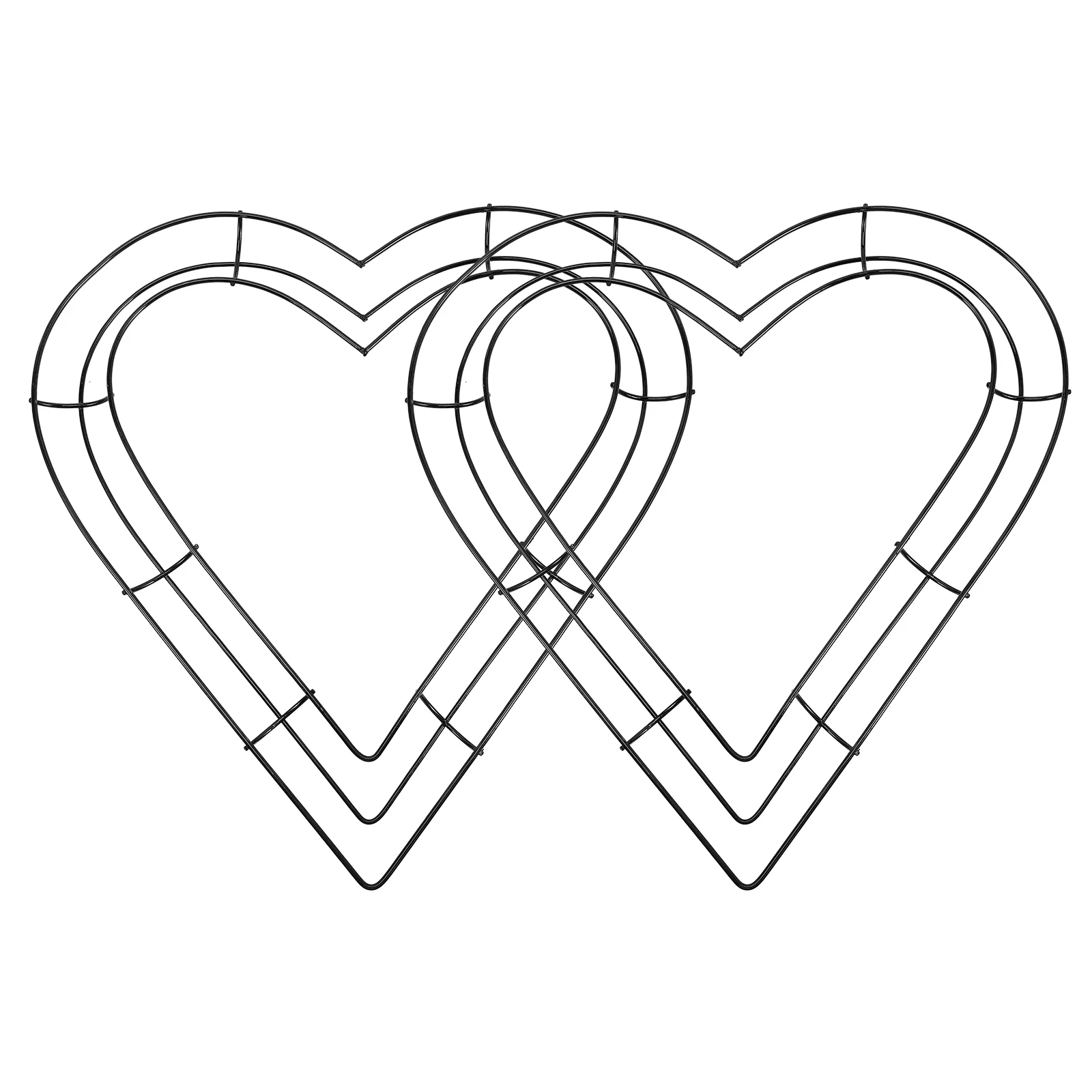 Heart Shaped Foam Wreath Form Rings Flower Hoops Decorate Black Iron Metal Frame The
Heart Shaped Foam Wreath Form Rings Flower Hoops Decorate Black Iron Metal Frame The