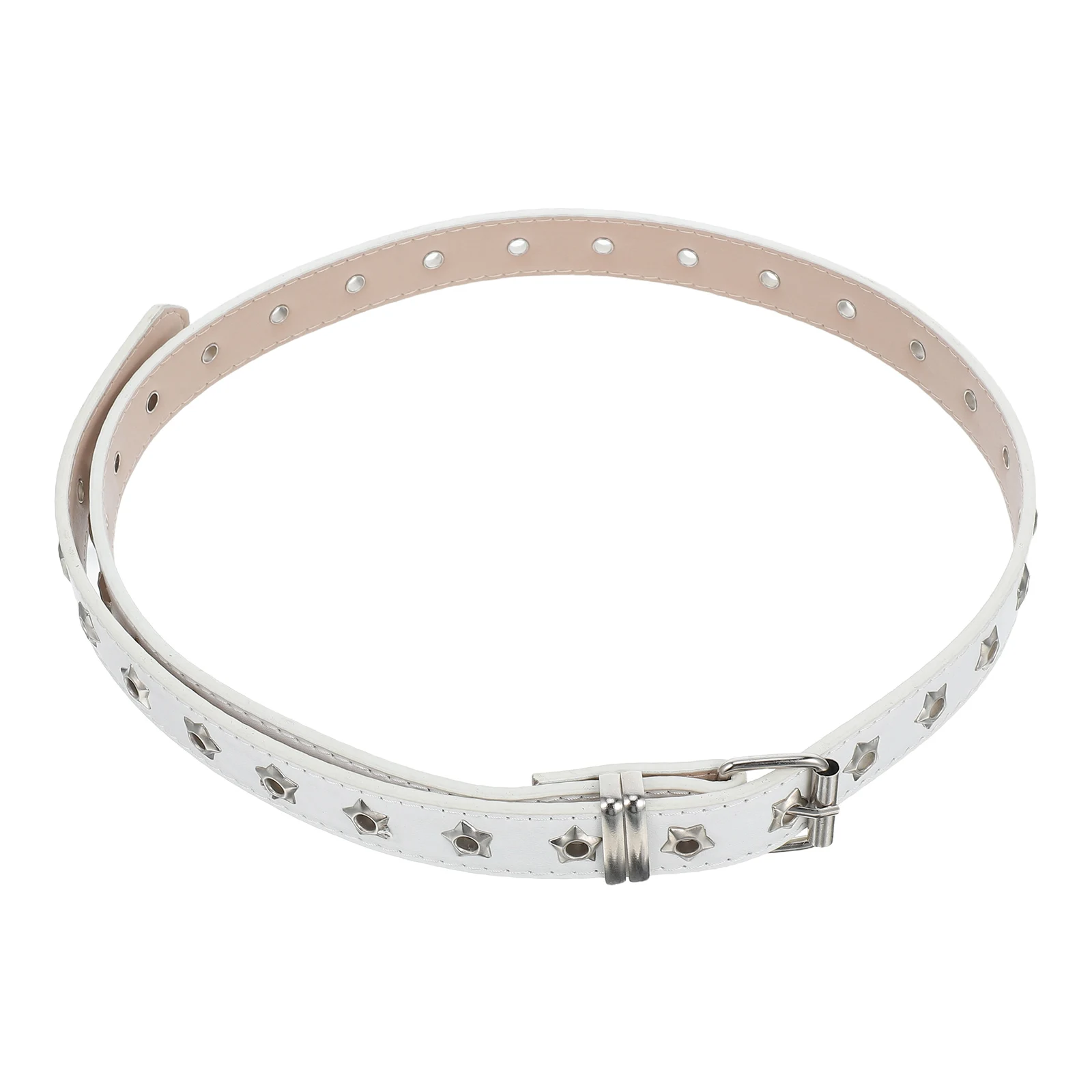 Hollow Punk Belt Women PU Belt Chunky White Adjustable Star Eyelet Durable Material Versatile Style Trendy Jeans Cowboy Elastic
Hollow Punk Belt Women PU Belt Chunky White Adjustable Star Eyelet Durable Material Versatile Style Trendy Jeans Cowboy Elastic