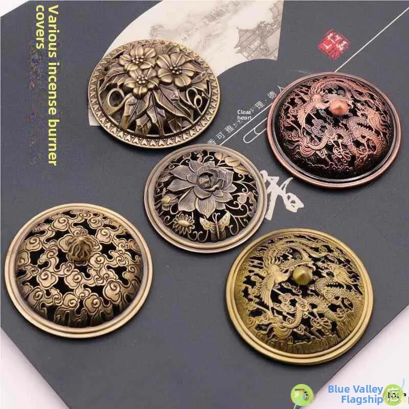 Bronze Peony Flower Top Cover Metal Hollow Ancient Three Flower Lid Incense Burner Home Decorations Aromatherapy Accessory
Bronze Peony Flower Top Cover Metal Hollow Ancient Three Flower Lid Incense Burner Home Decorations Aromatherapy Accessory