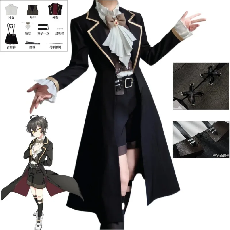 Lu Mingze Dragon Raja Cosplay Costume Cassel Gate Suit Black Formal Outfit Little Devil Style For Men Convention
Lu Mingze Dragon Raja Cosplay Costume Cassel Gate Suit Black Formal Outfit Little Devil Style For Men Convention