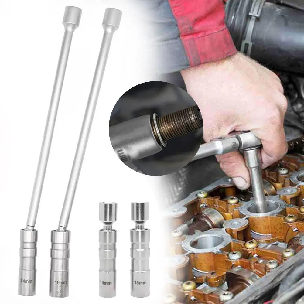 Магнитный ключ для свечей зажигания 14/16 мм с тонкими стенками для снятия и установки свечей зажигания, инструмент для ремонта автомобилей
Магнитный ключ для свечей зажигания 14/16 мм с тонкими стенками для снятия и установки свечей зажигания, инструмент для ремонта автомобилей