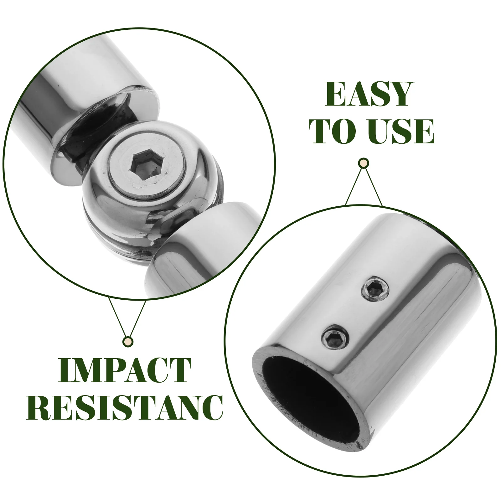 1PC Stainless Steel Round Tube Connector Zinc Alloy Adjustable 90 180 Degree Corner Curtain Rod Hinged Elbow Smooth
1PC Stainless Steel Round Tube Connector Zinc Alloy Adjustable 90 180 Degree Corner Curtain Rod Hinged Elbow Smooth
