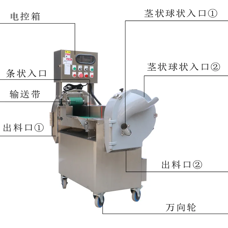 Vegetable cutter shredding and slicing potato chives dicing machine electric vegetable cutting artifact multi-purpose
Vegetable cutter shredding and slicing potato chives dicing machine electric vegetable cutting artifact multi-purpose