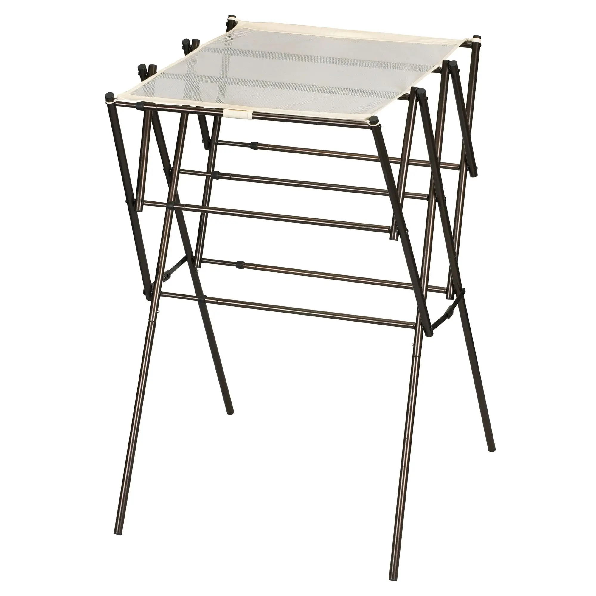 Foldable Expandable Collapsible Laundry Drying Rack With Mesh Top
Foldable Expandable Collapsible Laundry Drying Rack With Mesh Top