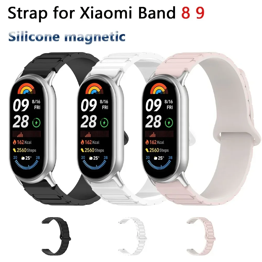 Compatible with Xiaomi Band 9 Silicone Strap I-shaped Magnetic Force Xiaomi Band 8 Replacement Wristband Sports Accessories
Compatible with Xiaomi Band 9 Silicone Strap I-shaped Magnetic Force Xiaomi Band 8 Replacement Wristband Sports Accessories