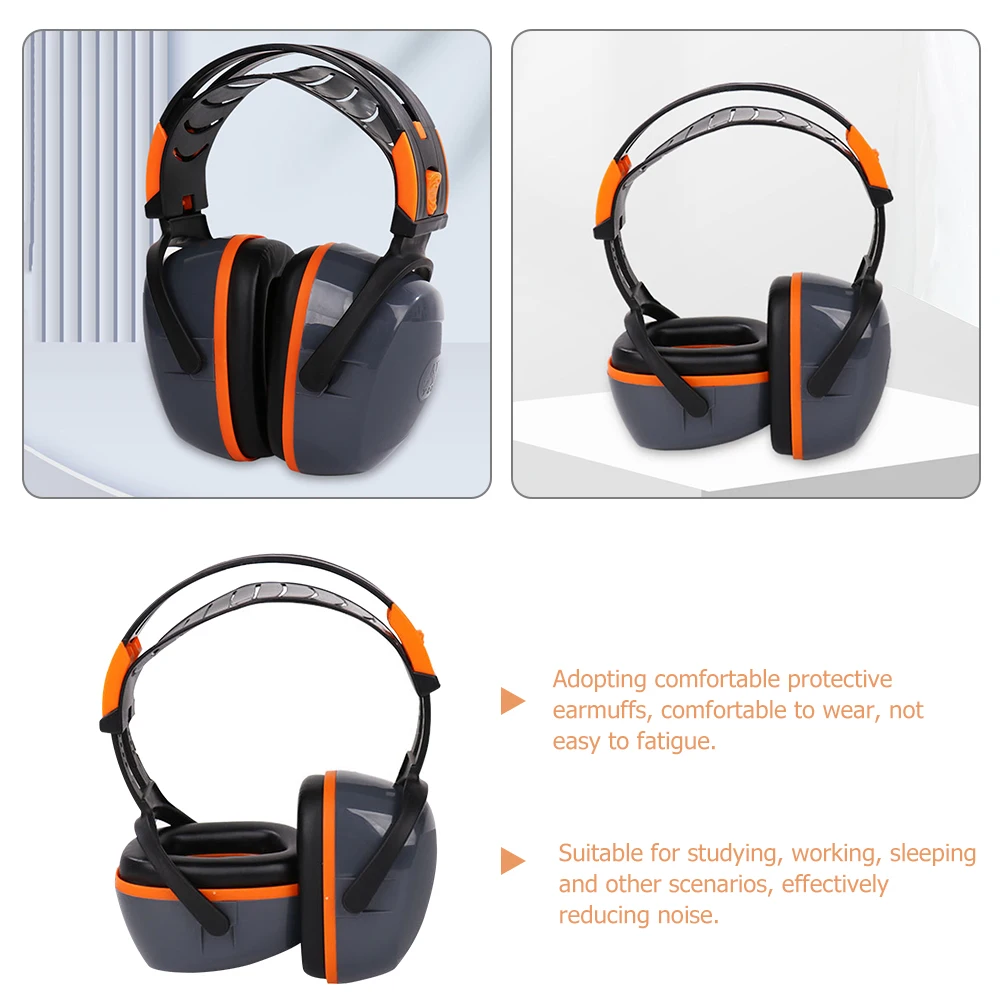 Noise Cancelling Ear Muffs Sound Insulation Over Ear Comfortable Lightweight Drummer Stereo Professional Earmuff ange Grey Labor
Noise Cancelling Ear Muffs Sound Insulation Over Ear Comfortable Lightweight Drummer Stereo Professional Earmuff ange Grey Labor