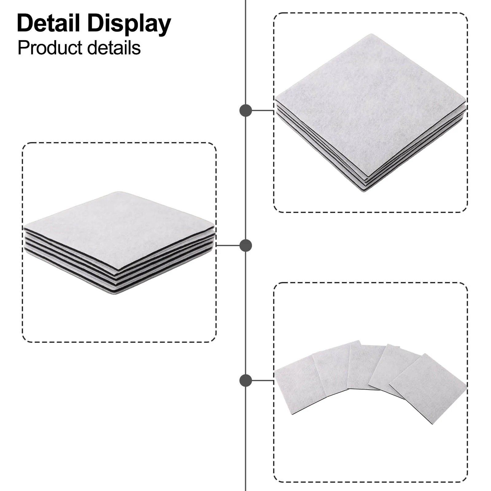 Dust Filter Filter Cartridge 5 Pack Filters Customizable Size Easy Install Filter For Vacuum Cleaners 150*150*4 Mm
Dust Filter Filter Cartridge 5 Pack Filters Customizable Size Easy Install Filter For Vacuum Cleaners 150*150*4 Mm