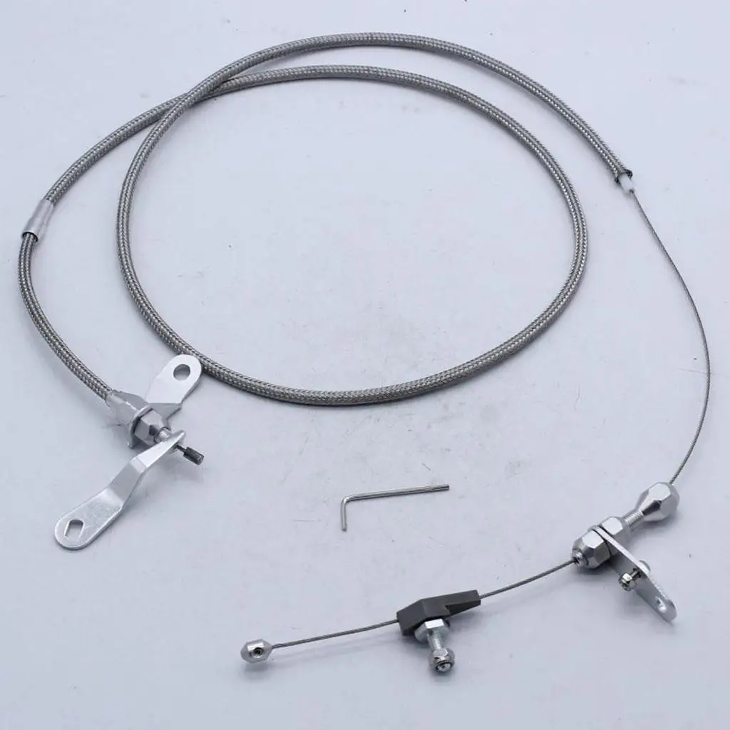 Replacement Auto Transmission Kickdown Cable Braided Alloy Throttle Wire for C4 Compatible with Ranchero Falcon
Replacement Auto Transmission Kickdown Cable Braided Alloy Throttle Wire for C4 Compatible with Ranchero Falcon