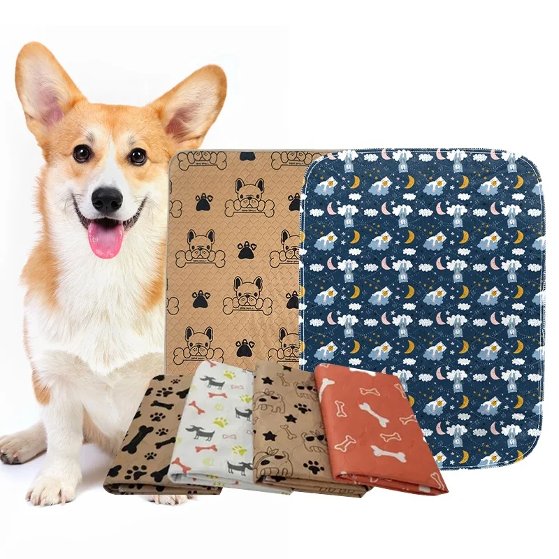 Non Slip Potty Training Pads 4 layer reusable washable dog pee pad washable pet urine pee pad
Non Slip Potty Training Pads 4 layer reusable washable dog pee pad washable pet urine pee pad