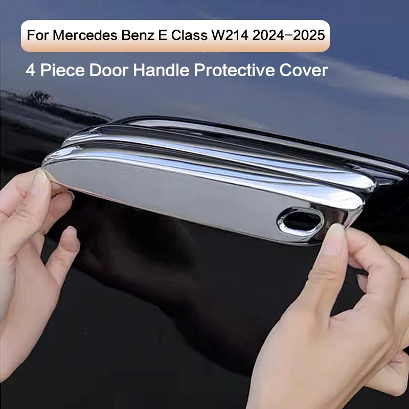 Chrome Car Door Handle Shell ABS Protective Cover Trim Sticker For Mercedes Benz E Class W214 2024 2025 Exterior Accessories
Chrome Car Door Handle Shell ABS Protective Cover Trim Sticker For Mercedes Benz E Class W214 2024 2025 Exterior Accessories