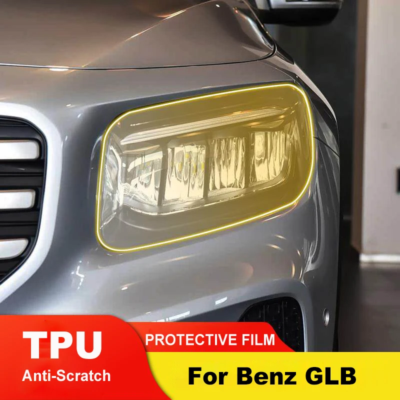 Car Headlight Clear TPU Protection Film For Mercedes-Benz GLB 2024-2025 Anti-scratch Transparent Protective Light Film
Car Headlight Clear TPU Protection Film For Mercedes-Benz GLB 2024-2025 Anti-scratch Transparent Protective Light Film