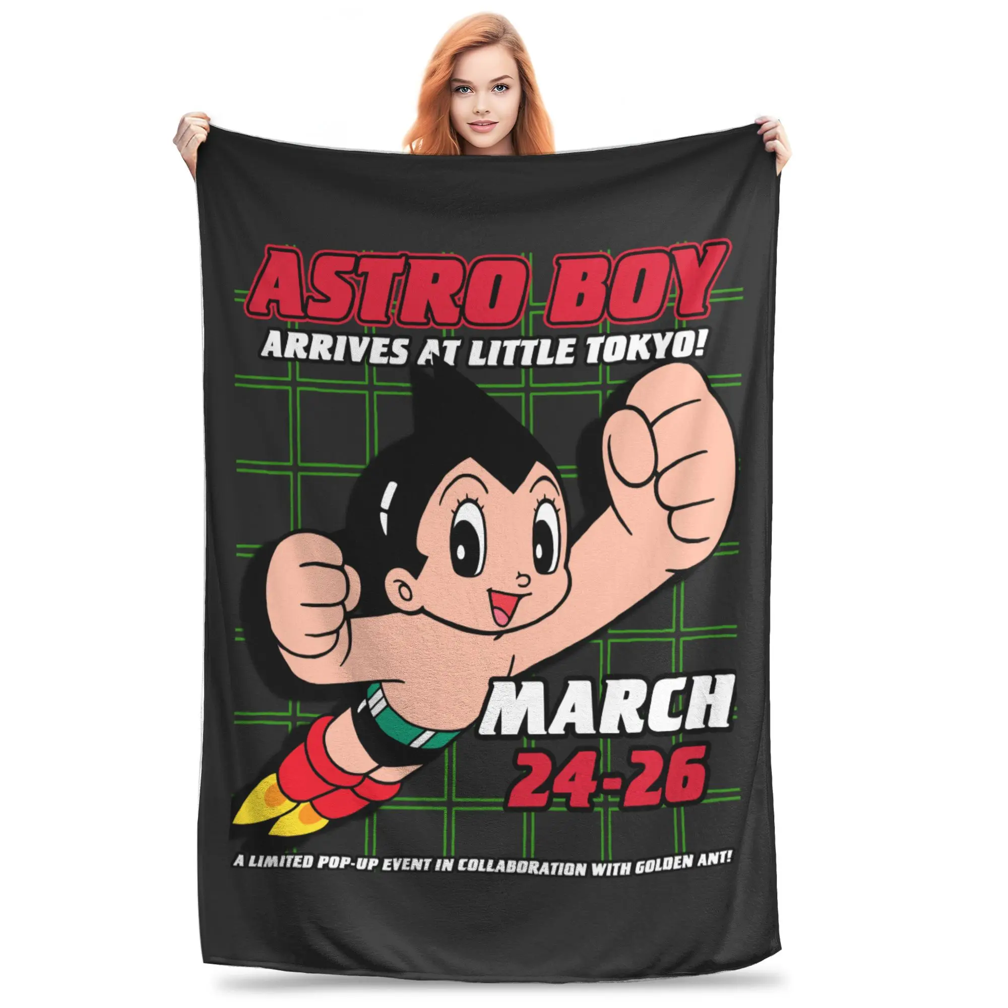 Flannel Throw Blanket Astroboy Astro Boy Atom Cartoon Anime Warm Plush Blankets Soft Bedspread for Bed Living room Travel Couch
Flannel Throw Blanket Astroboy Astro Boy Atom Cartoon Anime Warm Plush Blankets Soft Bedspread for Bed Living room Travel Couch